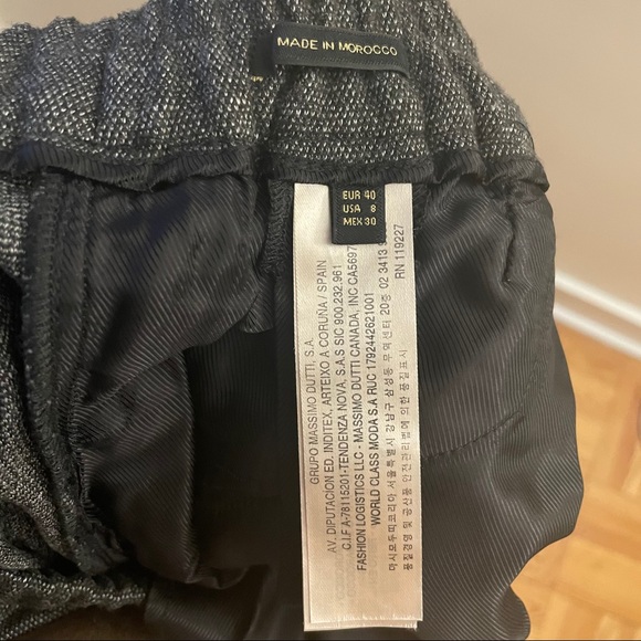 MASSIMO DUTTI Jogging fit heathered knit trousers - Picture 5 of 5